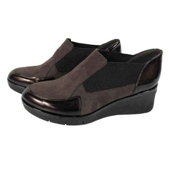 Italeau Italy Women's Brown Leather Platform Shoes Size EU37/US 6.5 *No Box* - Picture 3 of 9